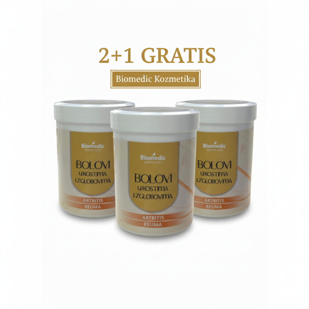 Gel za bolove u kostima i zglobovima, artritis i reumu 200ml